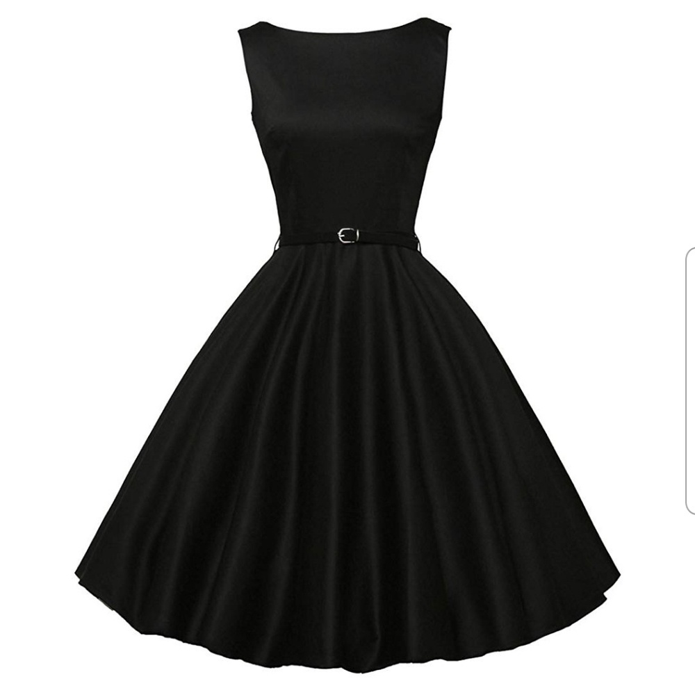 50's Inspired Vintage A - Line Dress